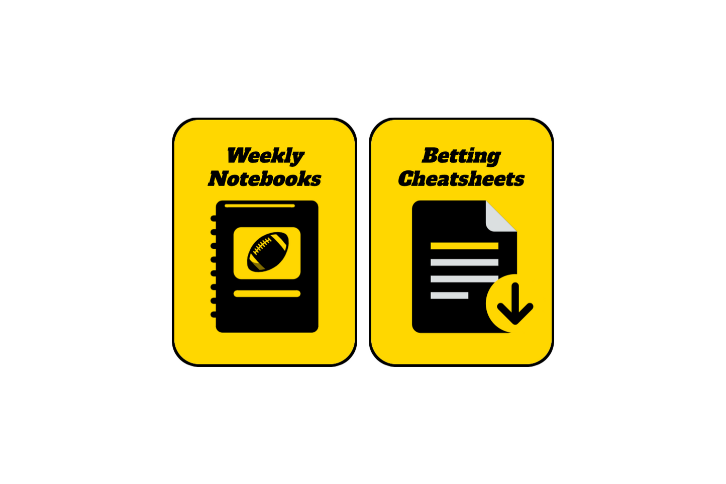 Betting Cheetsheet + Notebooks
